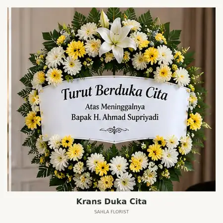 Krans Bunga Duka Cicaheum